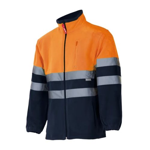 Láthatósági polár kabát 