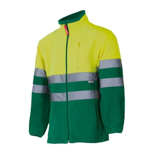 Láthatósági polár kabát 