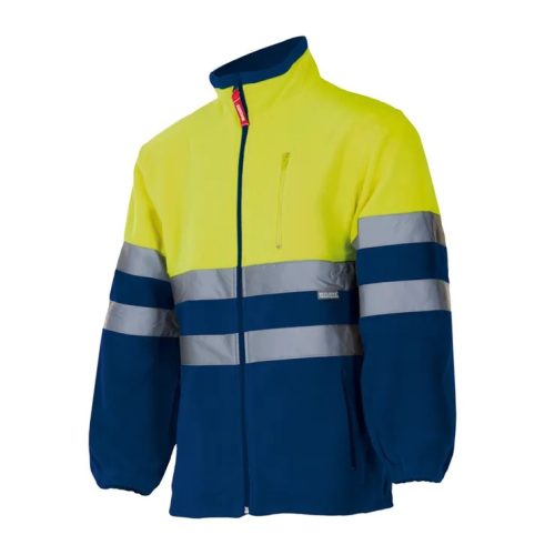 Láthatósági polár kabát 