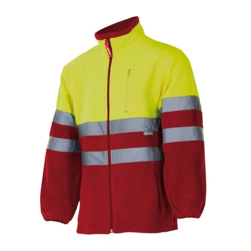 Láthatósági polár kabát 