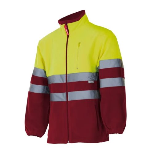 Láthatósági polár kabát 