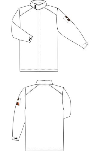 Lángálló hosszú softshell kabát