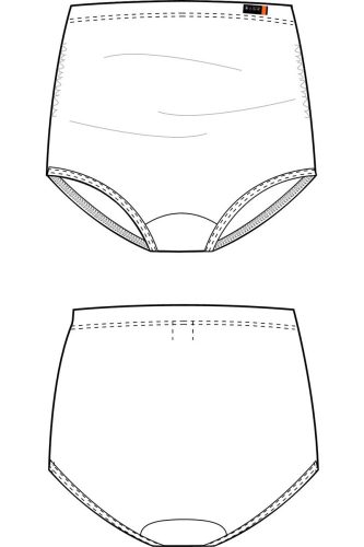 NŐI Lángálló kismama alsónemű