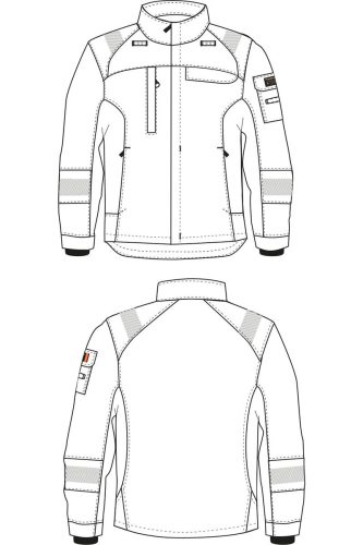Lángálló softshell kabát