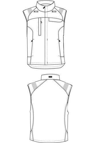 Lángálló softshell mellény