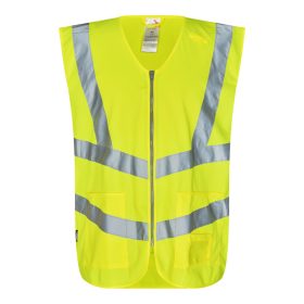 Safety mellény cipzárral