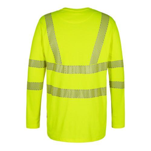 EN ISO 20471 V-nyakú hosszú ujjú póló