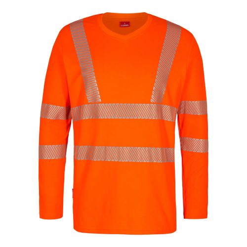 EN ISO 20471 V-nyakú hosszú ujjú póló