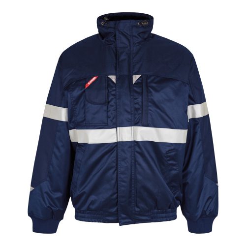 Enterprise pilóta kabát fényvisszaverő szalagokkal